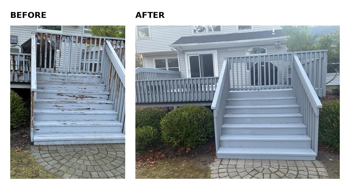 Home antes y despues del deck